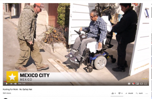 Santiago Arias in wheelchair