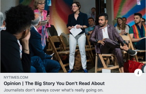 photo from New York Times Opinion article written by Davod Brooks.